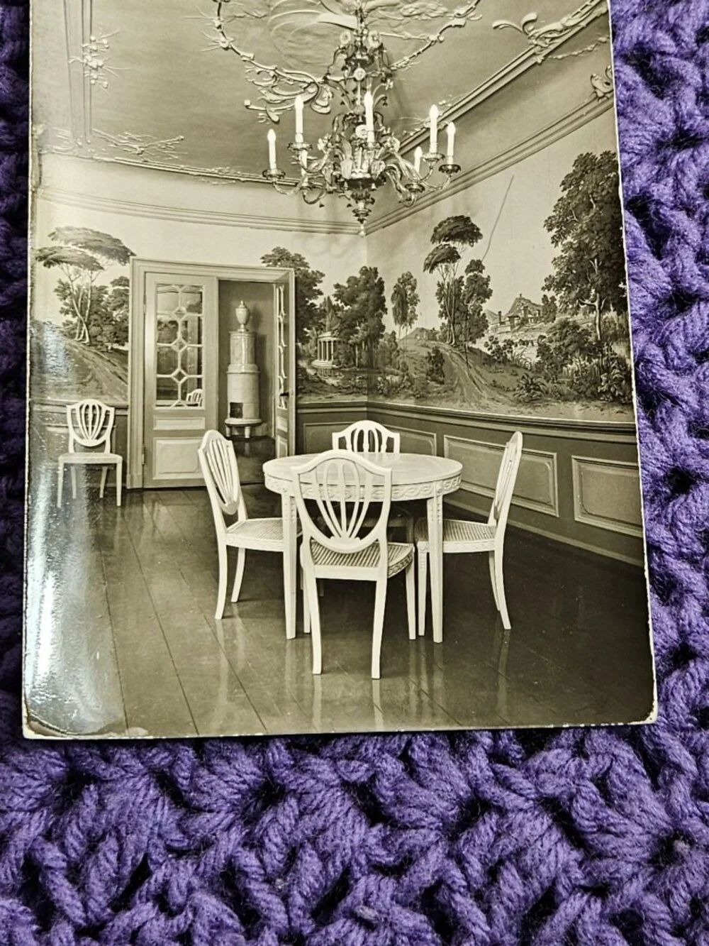 Lubeck Germany Schabbelhaus Landscape Room Postcard